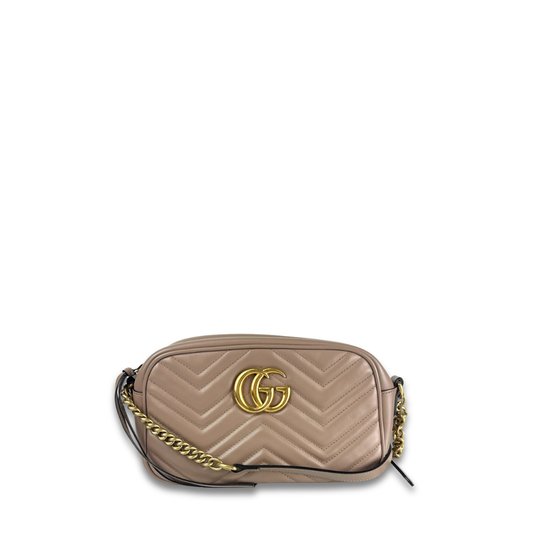 Gucci Dusty Rose Marmont Small Camera Bag