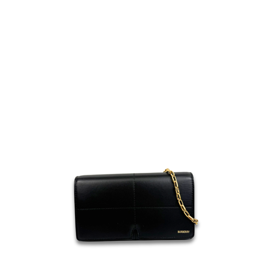 Burberry Snip Leather Chain Wallet
