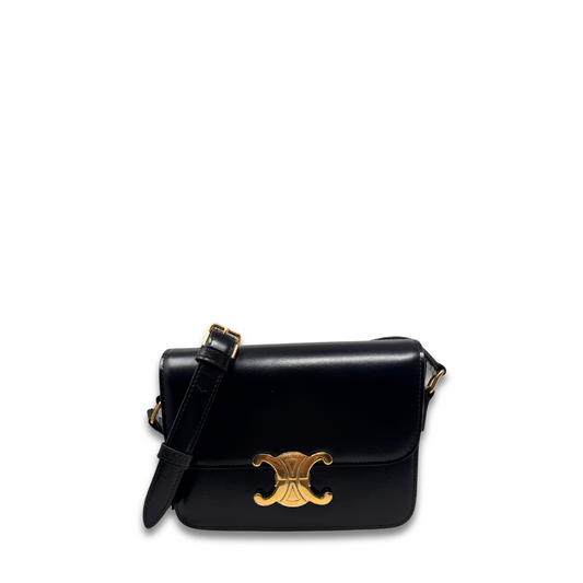 Celine Black Teen Triomphe Bag