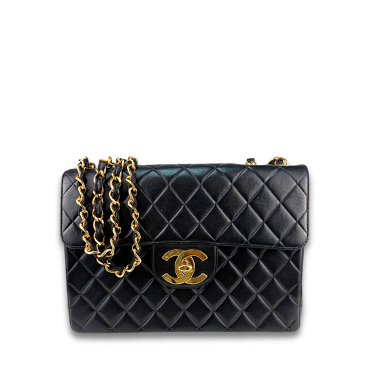 Chanel Vintage Classic XL CC Jumbo Single Flap