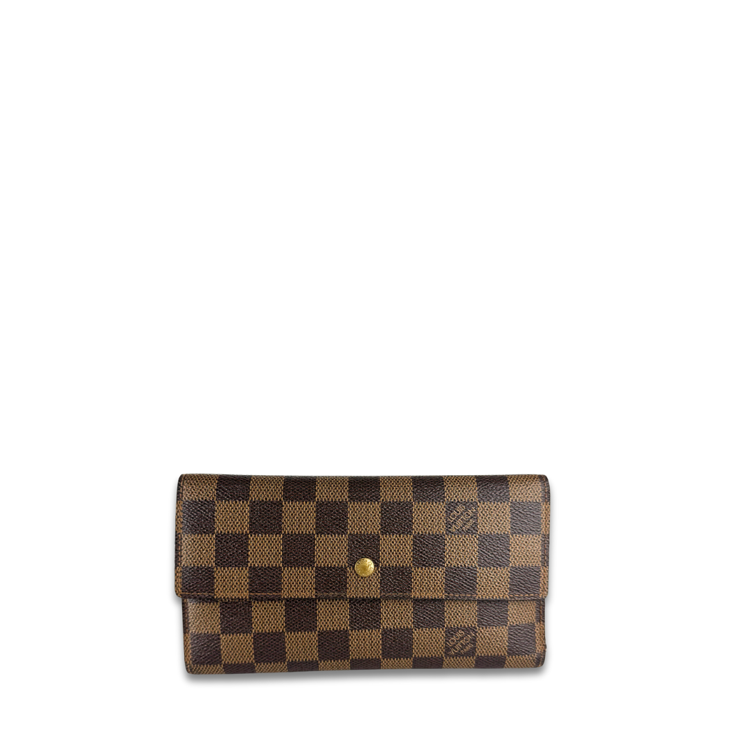 Louis Vuitton Damier Ebene Porte Tresor International Wallet