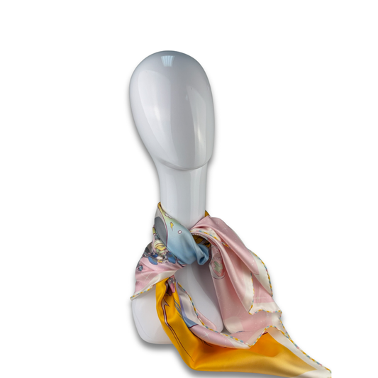 Hermès 'Space Derby' Silk Scarf 90