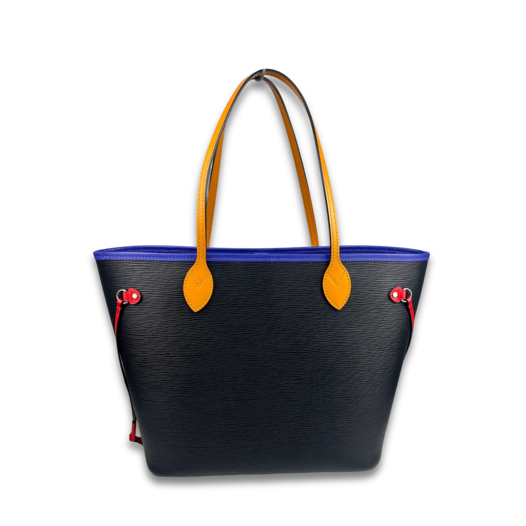 Louis Vuitton Black Epi Leather Neverfull MM