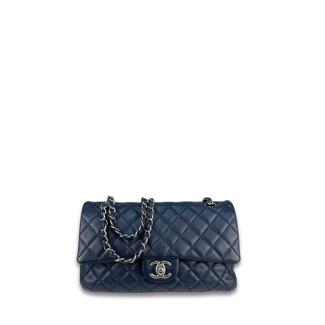 Chanel Blue Caviar Small Double Flap