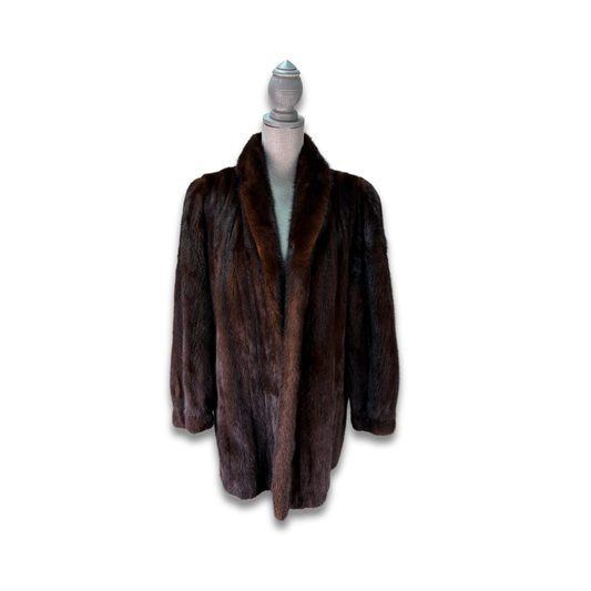 Thigh Length Mink Coat