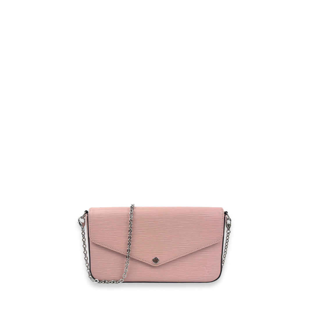 Louis Vuitton Pale Pink Epi Leather Pochette Felicie