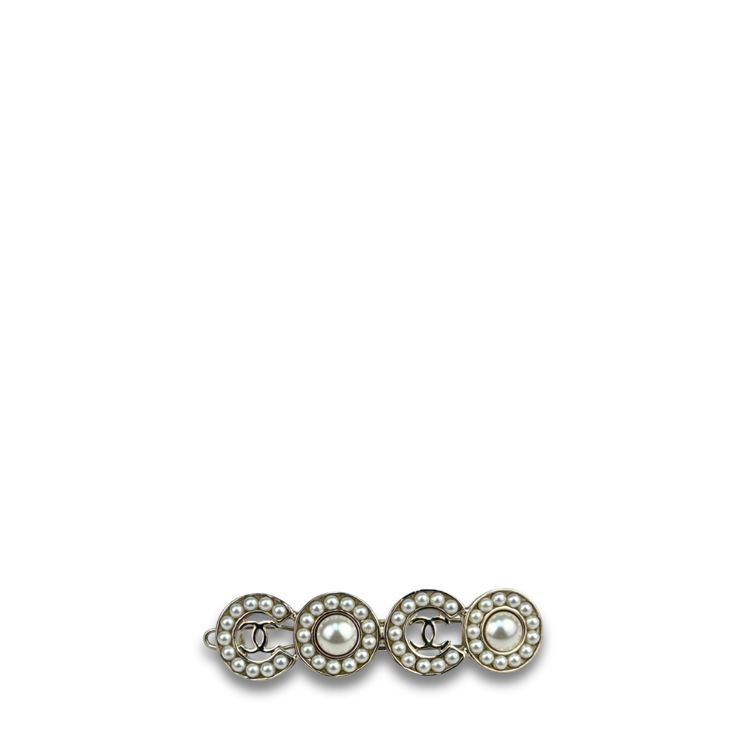 Chanel Coco Pearl Hair Clip