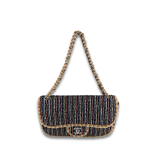 Chanel St. Tropez Multicolor Tweed Flap Bag