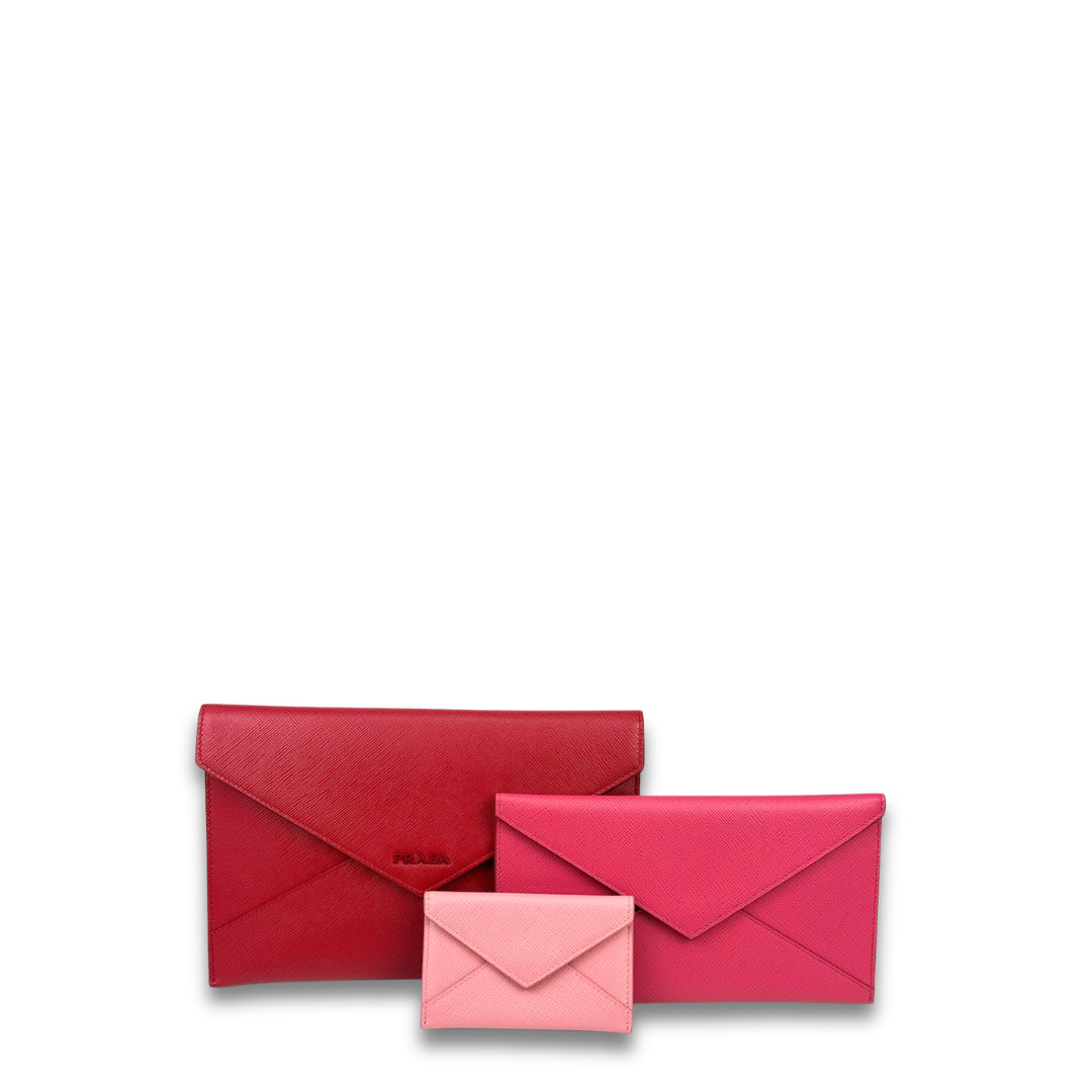 Prada Saffiano Nesting Pouches