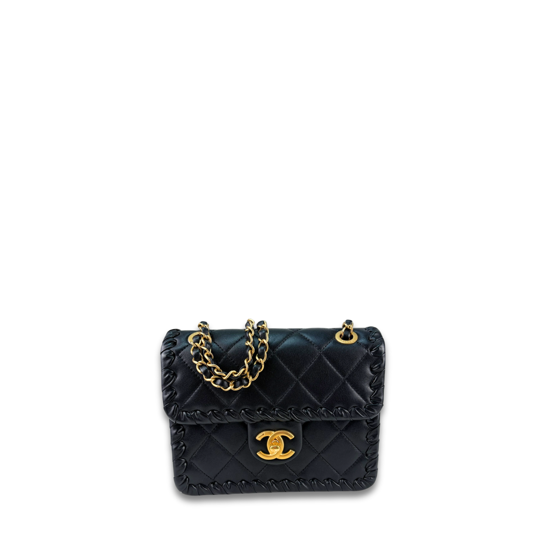 Chanel Braided Mini My Own Frame Flap Bag
