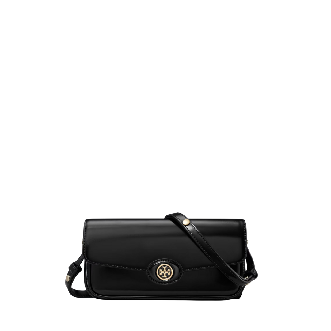Tory Burch Robinson Spazzolato E W Shoulder Bag