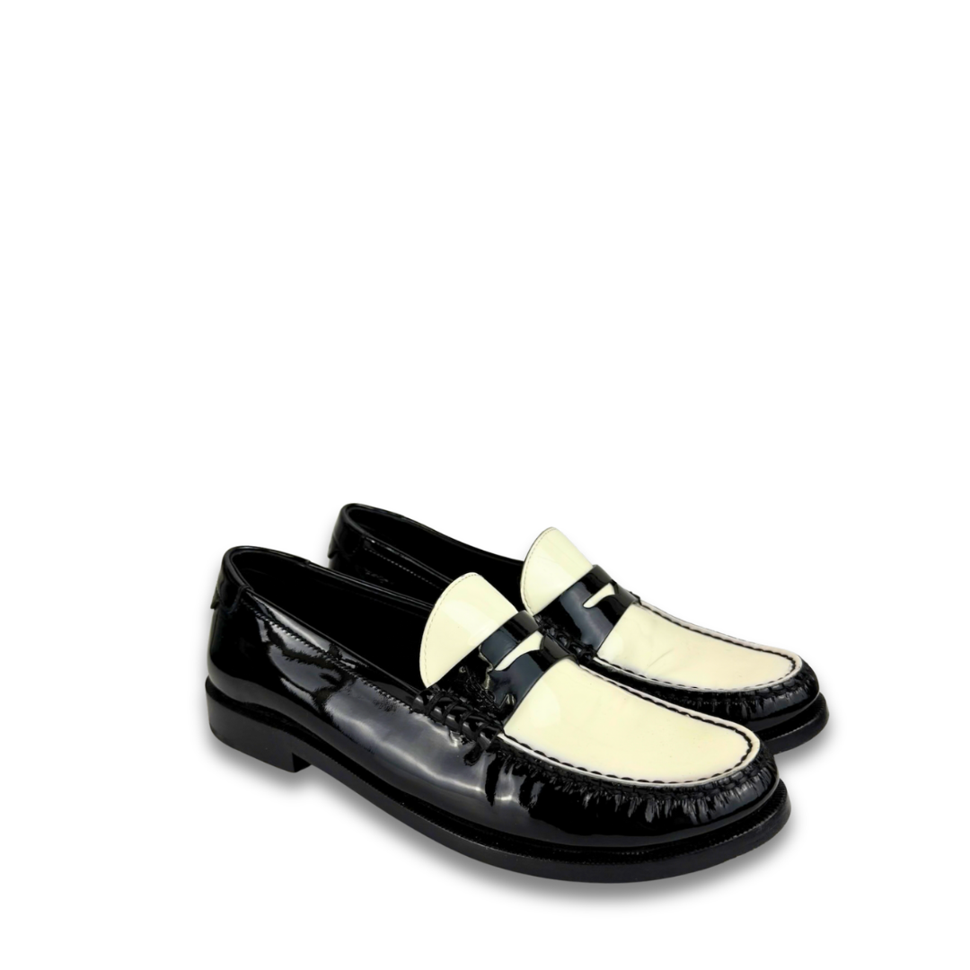 YSL Patent Leather Penny Loafers - Size 38