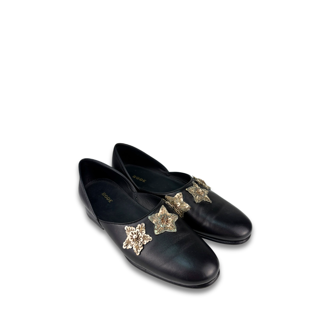 Bode Bullion Star Slip-On Flats - Size 37