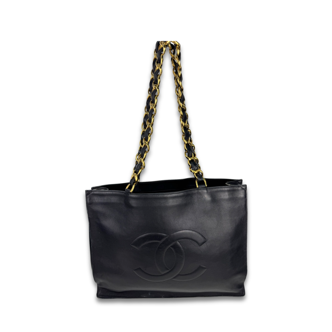 Chanel Timeless Lambskin Jumbo Chain Tote