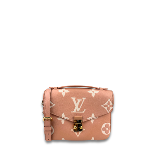 Louis Vuitton Pink Bicolor Empreinte Pochette Métis