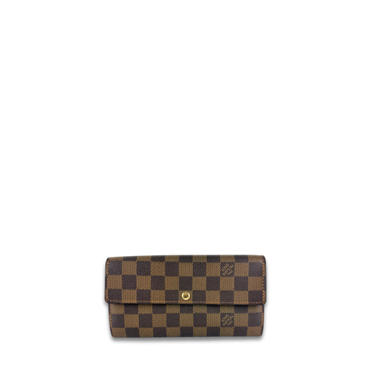 Louis Vuitton Damier Ebene Sarah Wallet