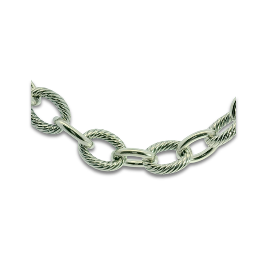 David Yurman 17mm Oval Link Chain Necklace