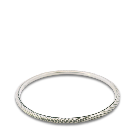 Dvid Yurman Sterling Silver Sculpted Bangle