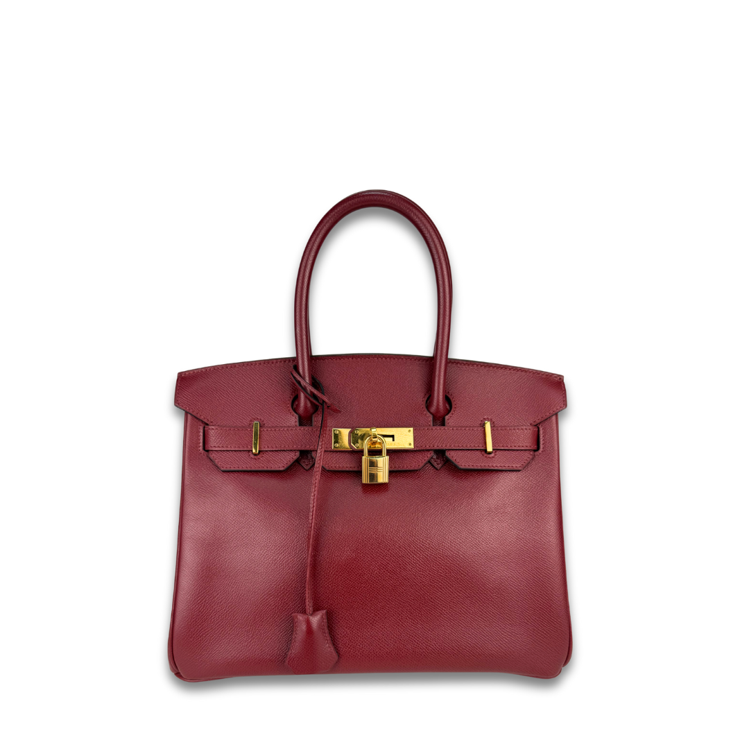Hermès Epsom Birkin 30 Rouge H