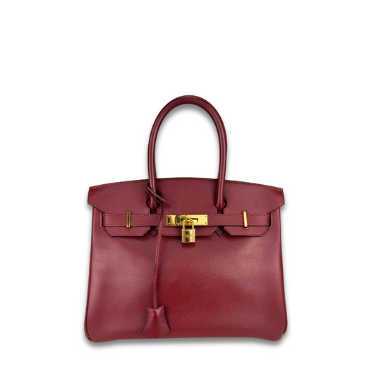 Hermès Epsom Birkin 30 Rouge H