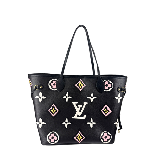 Louis Vuitton Limited Edition Wild At Heart Neverfull MM Set