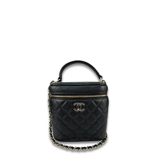 Chanel Caviar Top Handle Vanity Bag