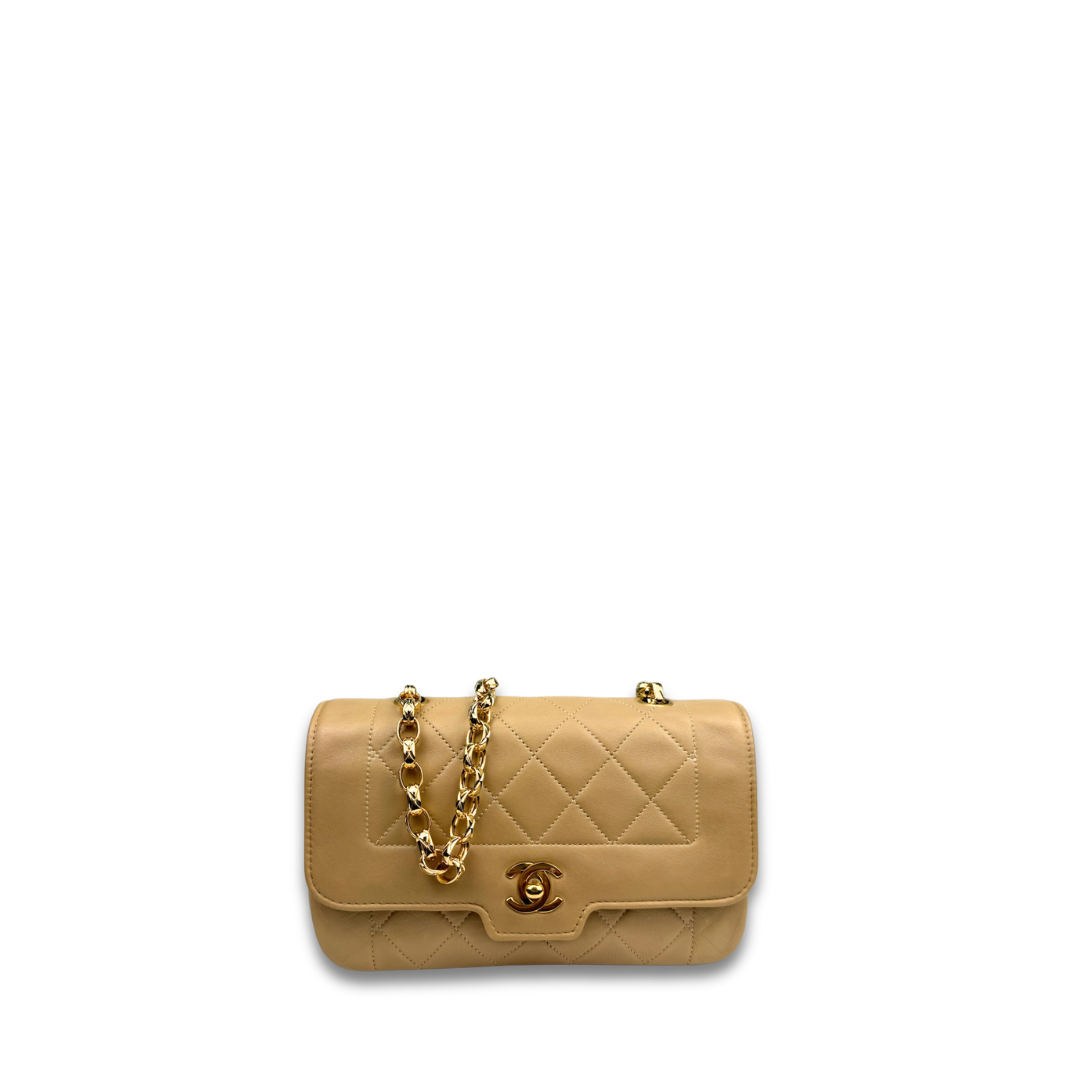 Chanel Beige Mini Bijoux Chain Flap Bag
