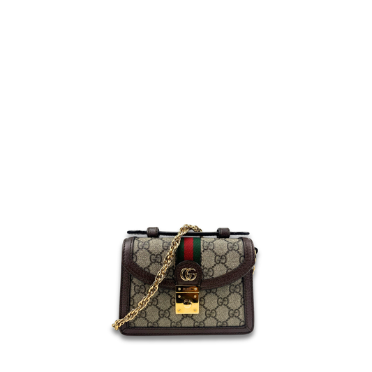 Gucci Mini Ophidia Top Handle Chain Bag