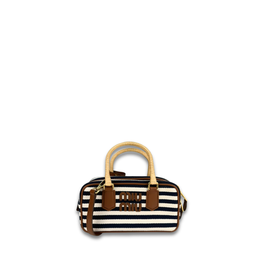 Miu Miu Striped Mini Beau Bag