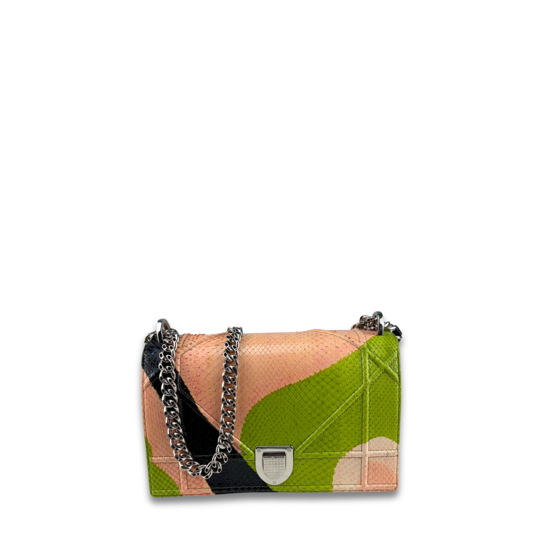 Dior Multicolor Python Cannage Diorama