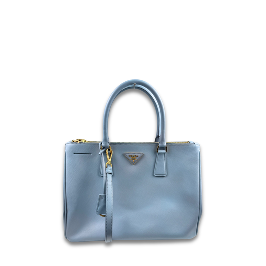 Prada Medium Light Blue Galleria