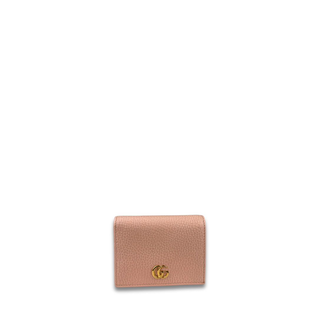 Gucci Pale Pink Marmont Compact Wallet