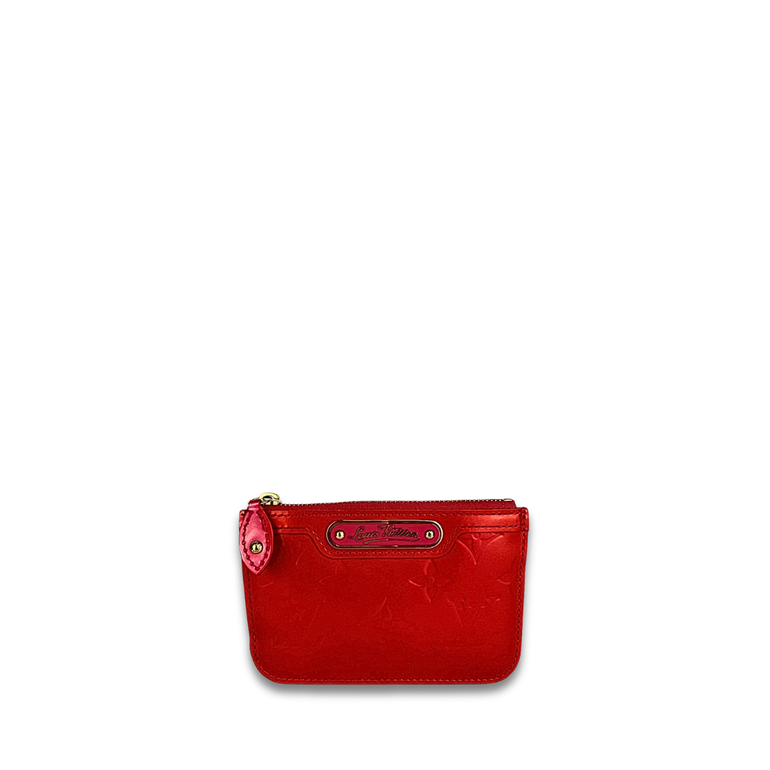 Louis Vuitton Hot Pink Vernis Key Pouch