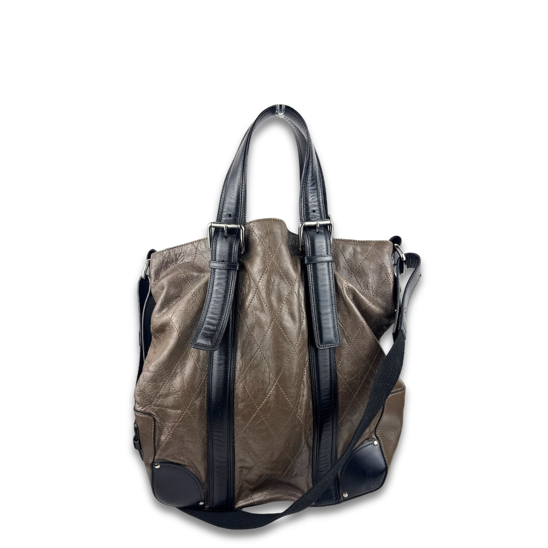 Chloe Large Quilted Two-Way Tote