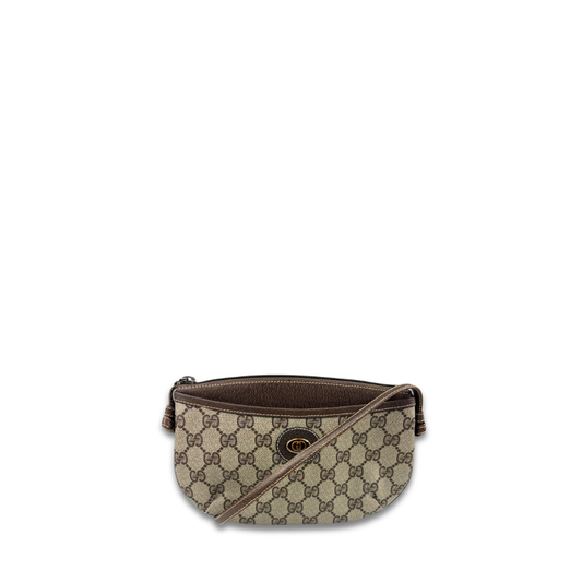 Gucci Brown GG Flat Crossbody