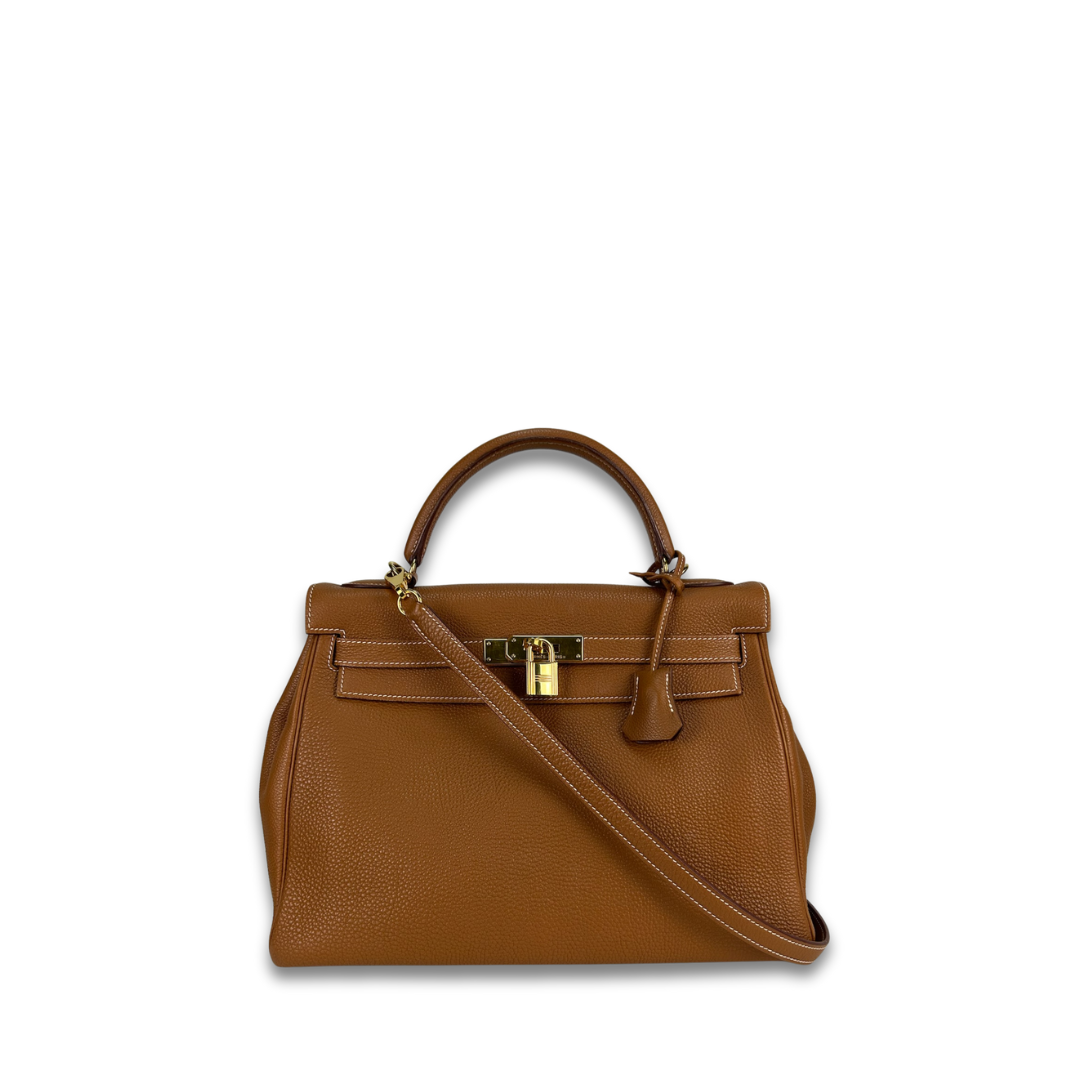 Hermès Clemence Kelly 32 Gold