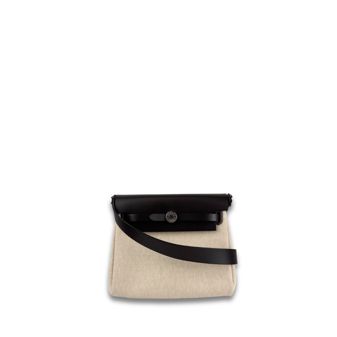 Hermès Canvas Herbag Zip 20