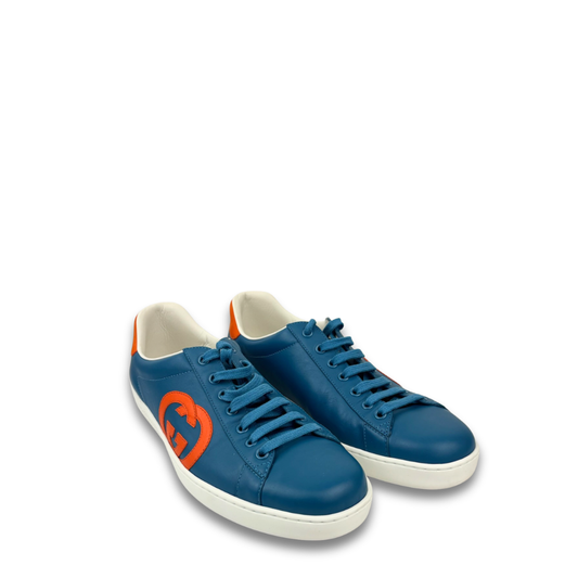 Gucci Men's Teal Sneakers - Size 9