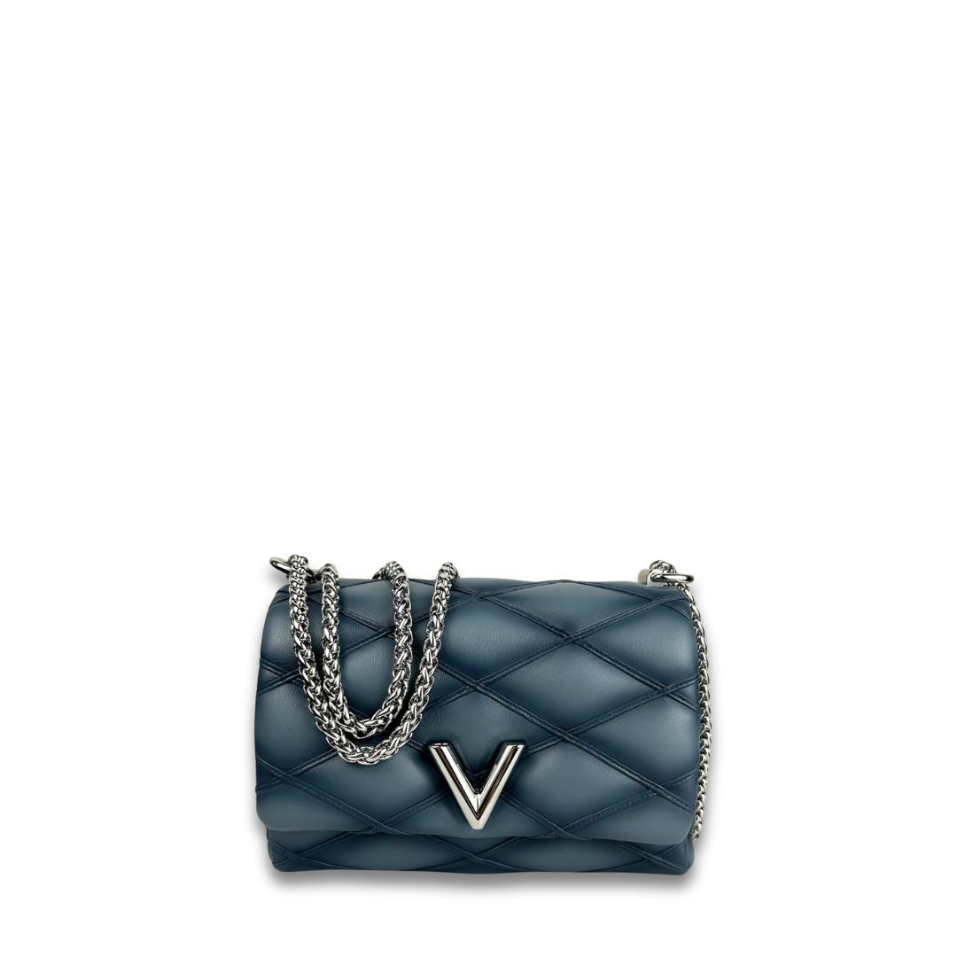 Louis Vuitton Malletage GO-14 PM Bleu Denim