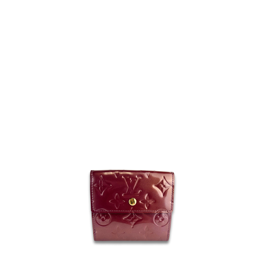 Louis Vuitton Rouge Fauviste Vernis Elise Wallet