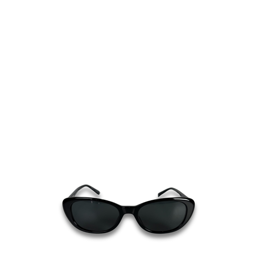 YSL Black Oval Sunglasses