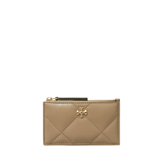 Tory Burch Kira Diamond Quilt Zip Card Case