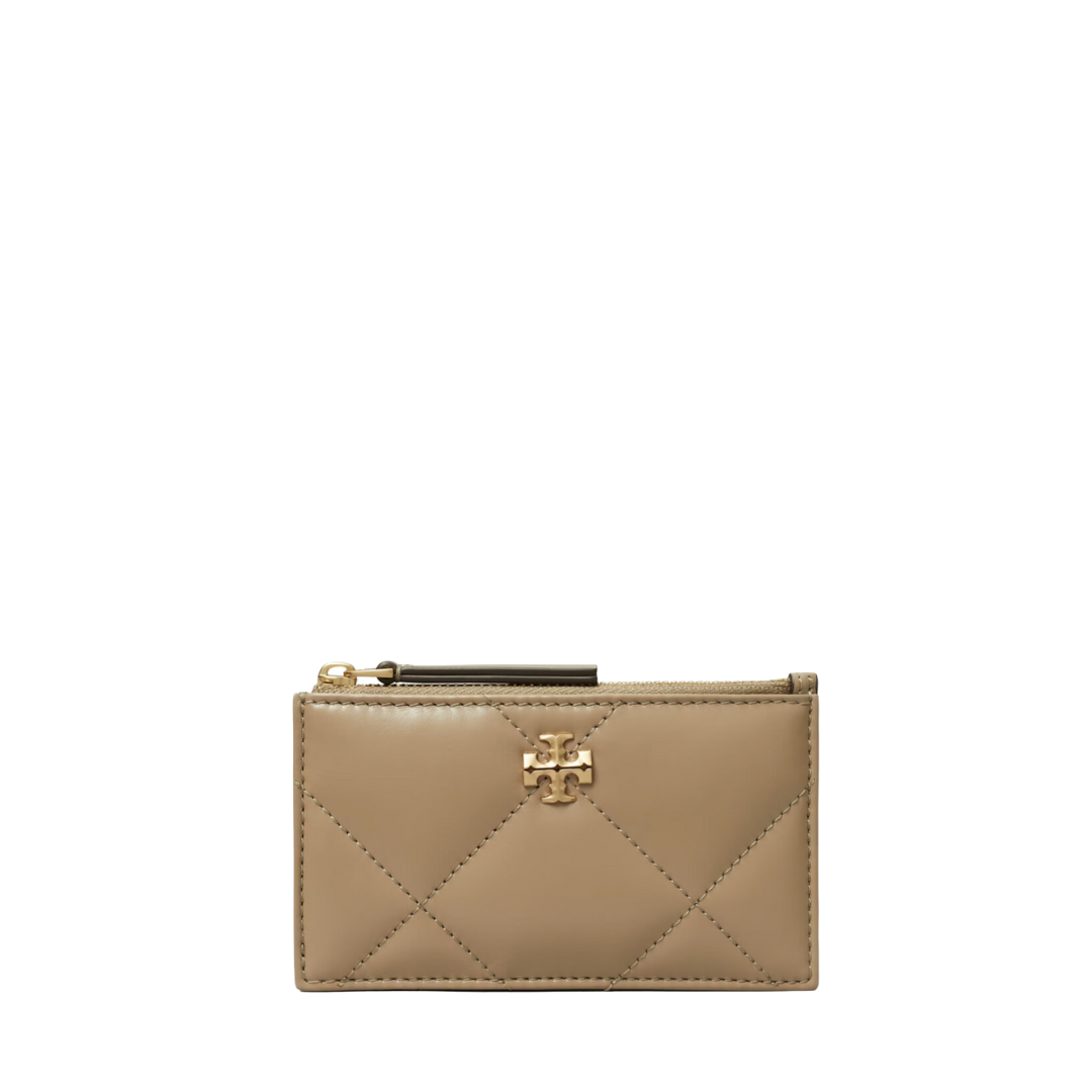 Tory Burch Kira Diamond Quilt Zip Card Case | Lola Saratoga