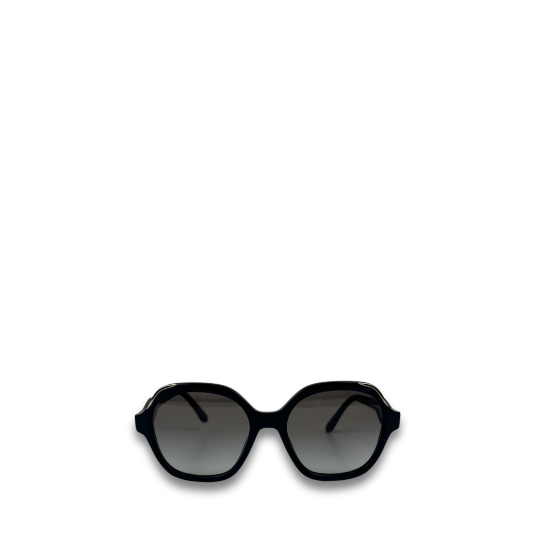 Prada Round Black Sunglasses