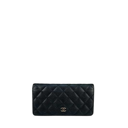 Chanel Classic Black Caviar Bifold Wallet