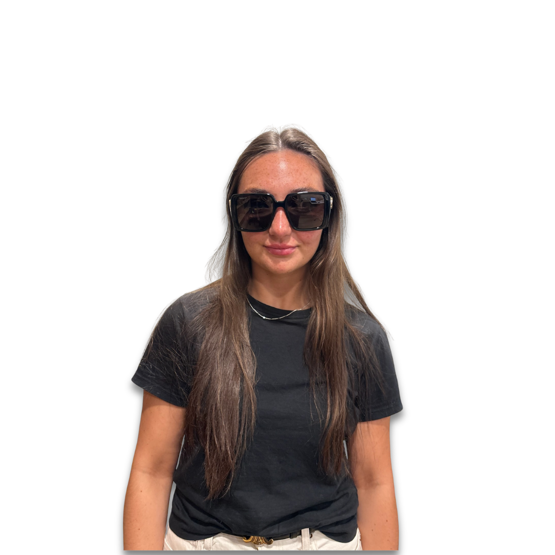Gucci Black Oversized Square Sunglasses