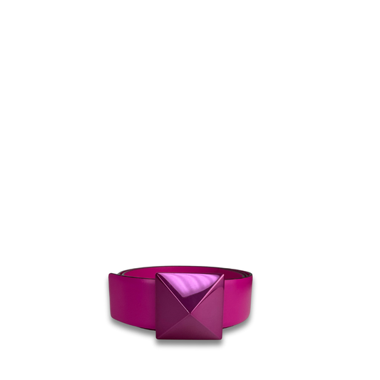 Valentino Fuchsia One Stud Belt - Size 85