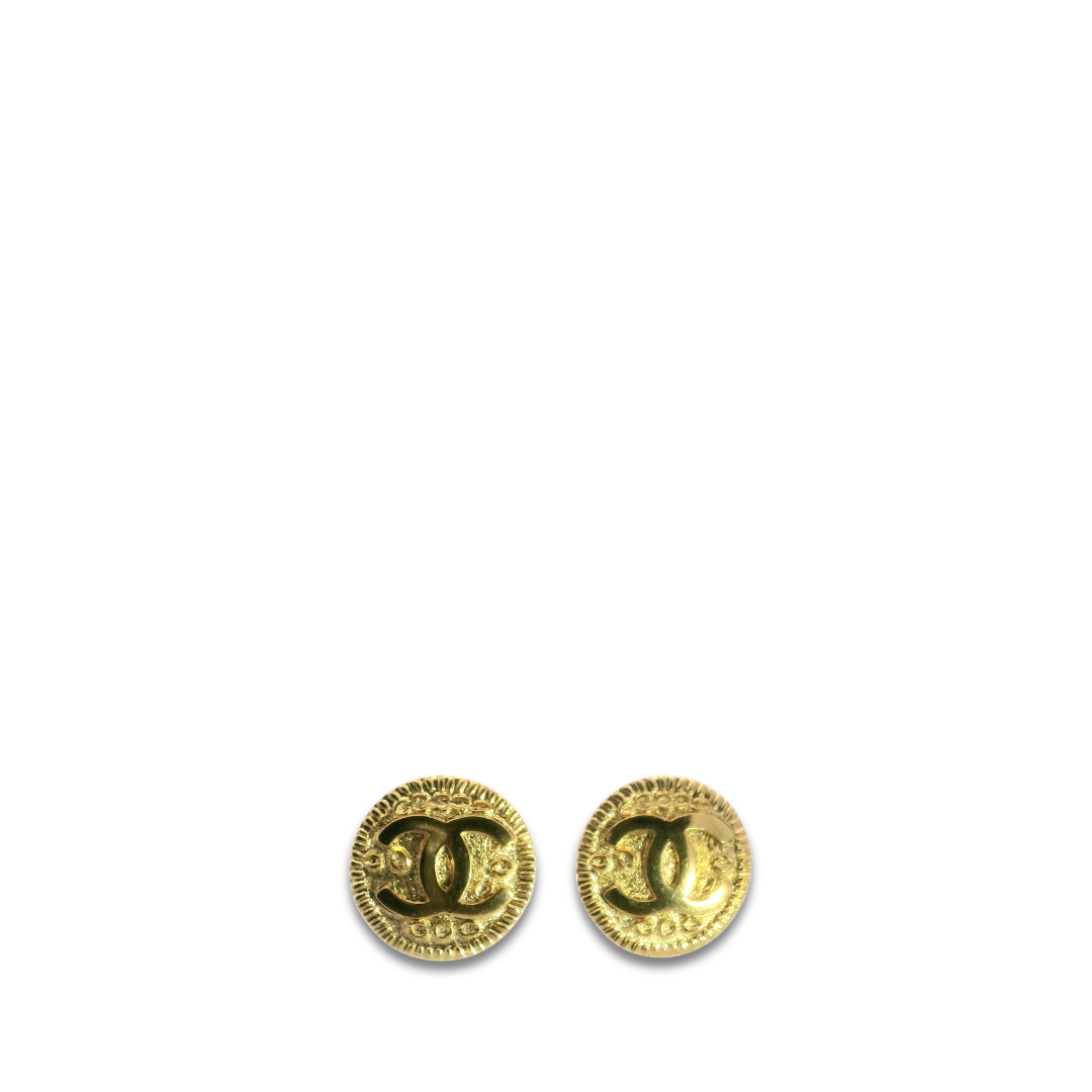 Chanel CC Coin Clip-On Earrings