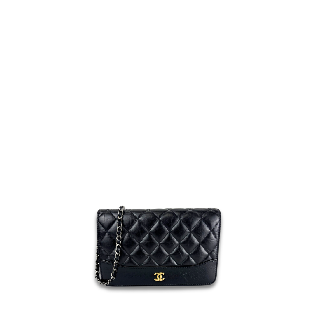 Chanel Black Gabrielle Wallet on Chain