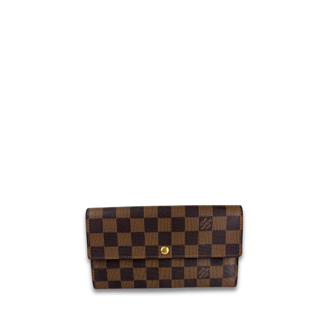 Louis Vuitton Damier Ebene Sarah Wallet